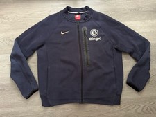 Chelsea FC Nike Tech Fleece / BingX Player Issue Mens Blue Track Top Size Large