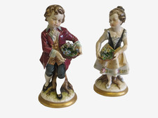 Pair Rare Capodimonte Figurine