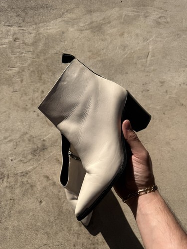 Acne studios leather - acne, cream