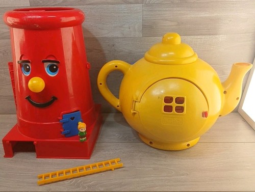 Bluebird big yellow teapot - bluebird,