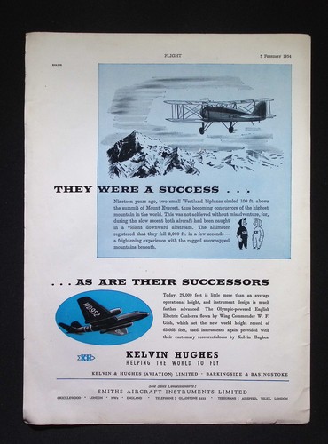 Original 1954 advert - original,