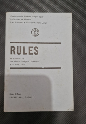 Irish transport and - and, general