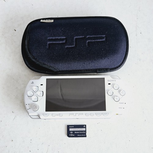 Sony psp 2003 white - sony, psp-2003