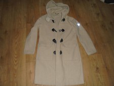 Henri Lloyd Womens W00032 Lorri Duffle Coat Wool Navy W63 Size 4 MEDIUM Retro