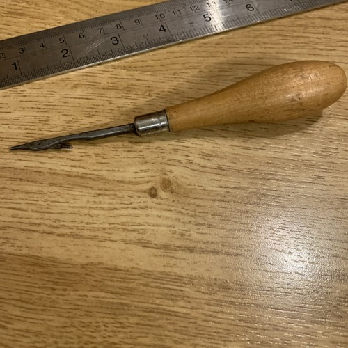 Vintage wooden handled - wooden,