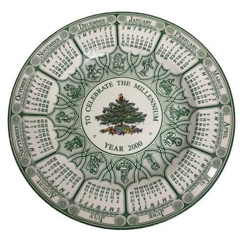 Millennium calendar plate by - millennium,