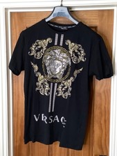NWT Versace crew neck black