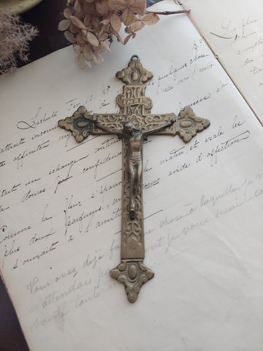 Vintage brass ornate - brass,