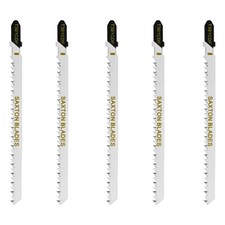 5 x Saxton Jigsaw Blades Wood T301CDF fit Bosch Dewalt Hitachi Makita Festool