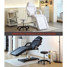 Adjustable Massage Table Hydraulic Tattoo Pedicure Facial Massage Sofa Bed Stool