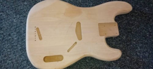 Bass style alder body - bass,