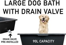 Dog Pet Bath 90L Wash Pool