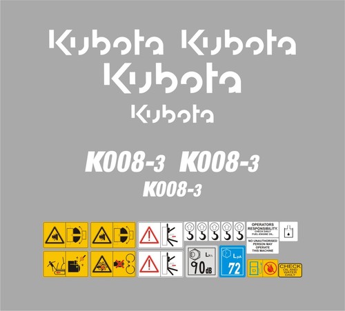 Kubota k008 mini digger - mini,