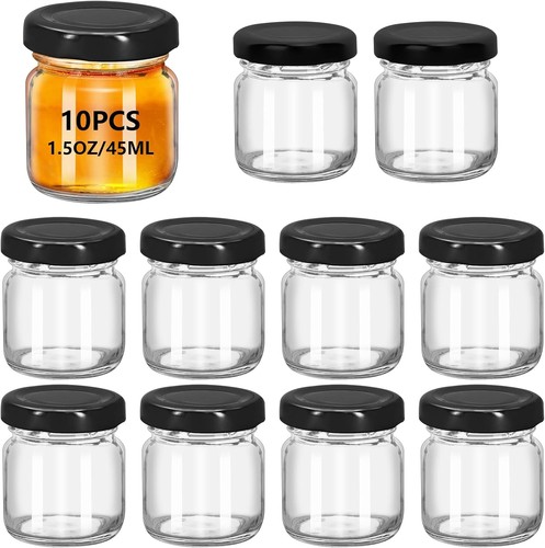 10pack round mini clear - round,
