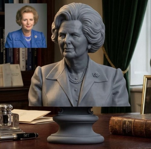 Margaret thatcher bust statue - margaret,
