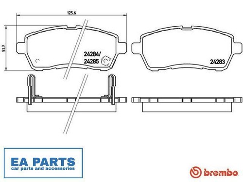 Brake pad set disc - set,,