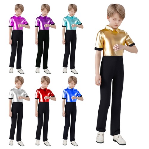 Kid boys shiny - kid, metallic