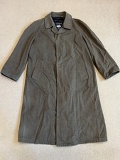 Schneiders Salzburg Loden Selection Overcoat Wool Cashmere Blend Men's EU50 UK42