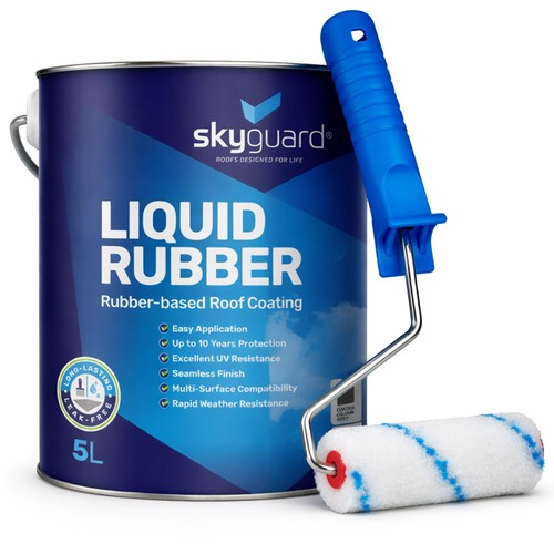 Liquid rubber roof coating one - liquid,