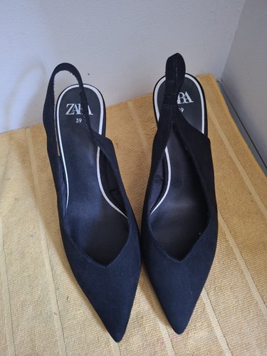 Zara back heeled shoes - heeled,
