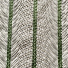 Harlequin Embroidered Curtain Fabric NATSU Parchment/Kelly  400cm x 40cm