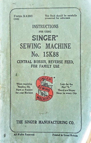 Instructions for using singer - using,