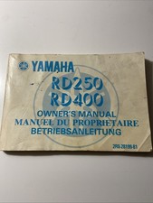Yamaha Rd250/400 E/F Owners Manual