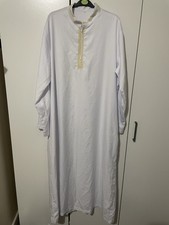 Men's Traditional Arabic Thobe White Arabic Thobe