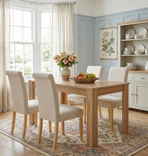 Dining table set oak - set,,