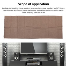 Speaker Grill Cloth 59x20 Double Layer Thickened Speaker Grill Fabric Or Home