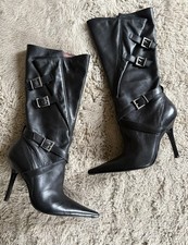 Vintage Faith Black Leather