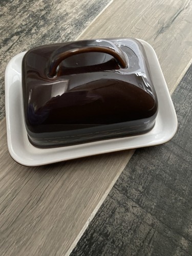 Denby shiraz brown lidded - brown,