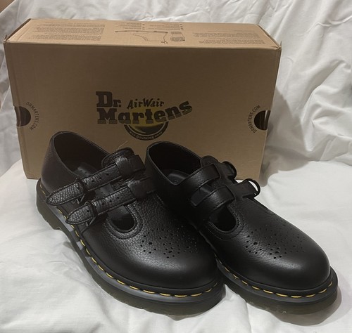 Black mary jane martens - black, uk