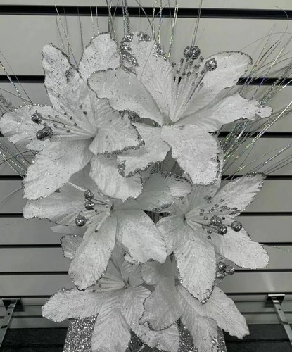 White artificial bunch - white,