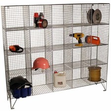 Large Wire Mesh Lockers Multi