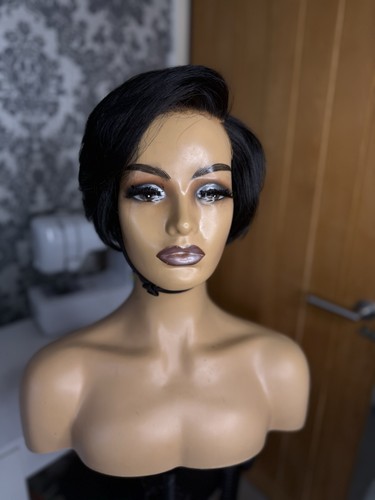 Part virgin human hair pixie - c-part,