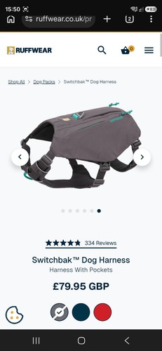 Ruffwear switchbak harness - ruffwear,