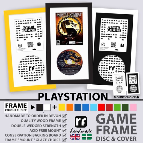 Playstation game frame ps1 - frame, ps2