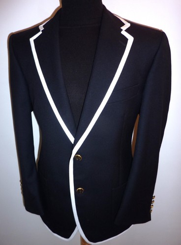 Boating blazer navy blue - boating, white