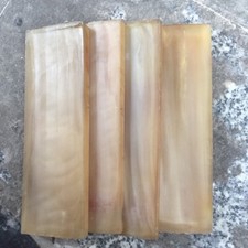 1Pc Natural Sheep Horn Sheet Knife Blanks Plate Scales Handle Material DIY