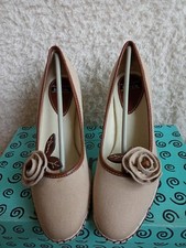 Ladies Shoes By Bertie Natural