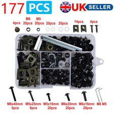 Black Fairing Bolts Screws Kit