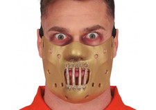 Hannibal Half Face Mask Halloween Lambs Muzzle Costume Accessory Lector Silence