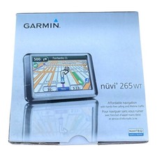 Garmin Nuvi 265w GPS Navigation System in original box (USED)