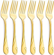 Gold Dinner Fork Set
