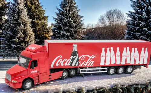 Coca cola volvo - cola, fridge