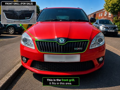 Skoda fabia vrs front grill - skoda,