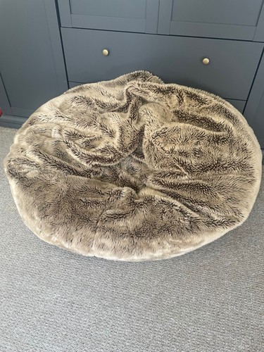 Icon faux fur brown bean - ,