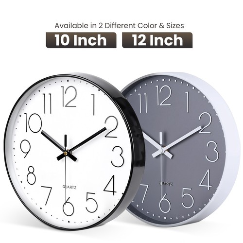 Wall clock silent non - 10/12",