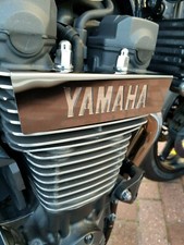 BLACK STAINLESS STEEL ENGINE CYLINDER HEAD COVERS YAMAHA XJR 1300 / 1200  E003B